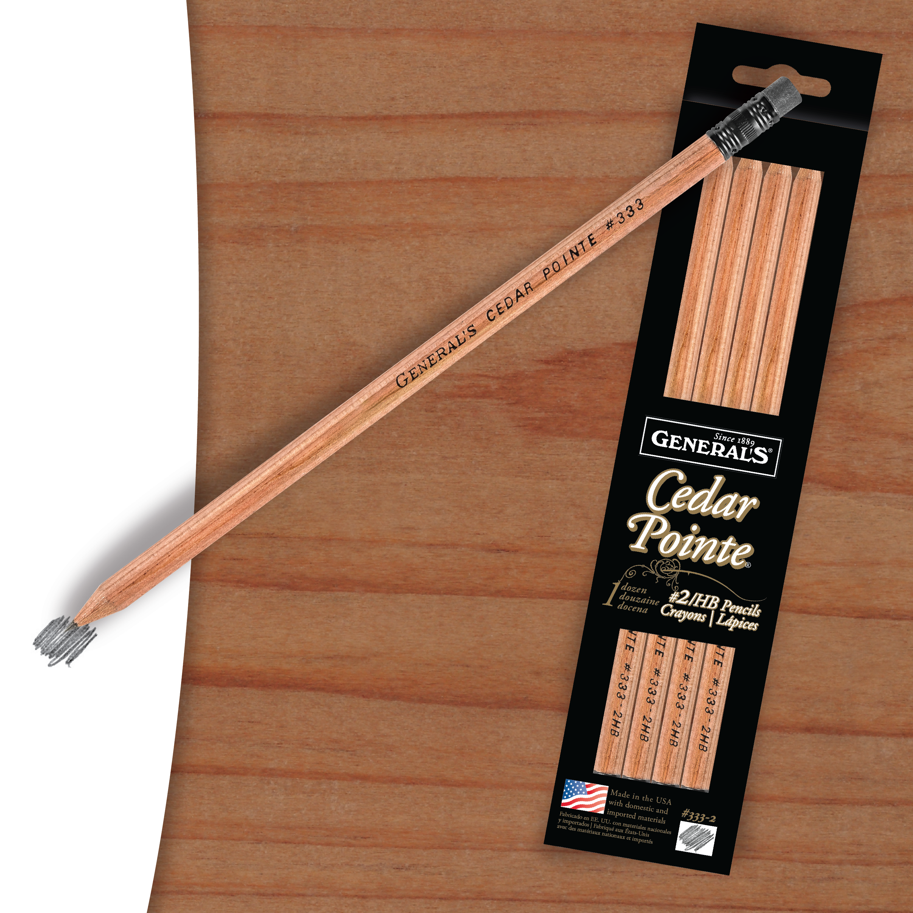 General's® Cedar Pointe® Graphite Pencils